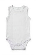 Silk&Blue Ärmelloser Body Weiss