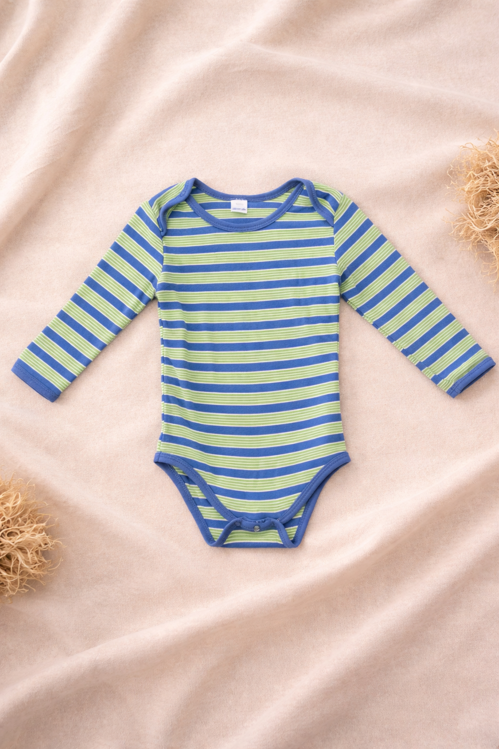 Striped Long-Sleeve Bodysuit