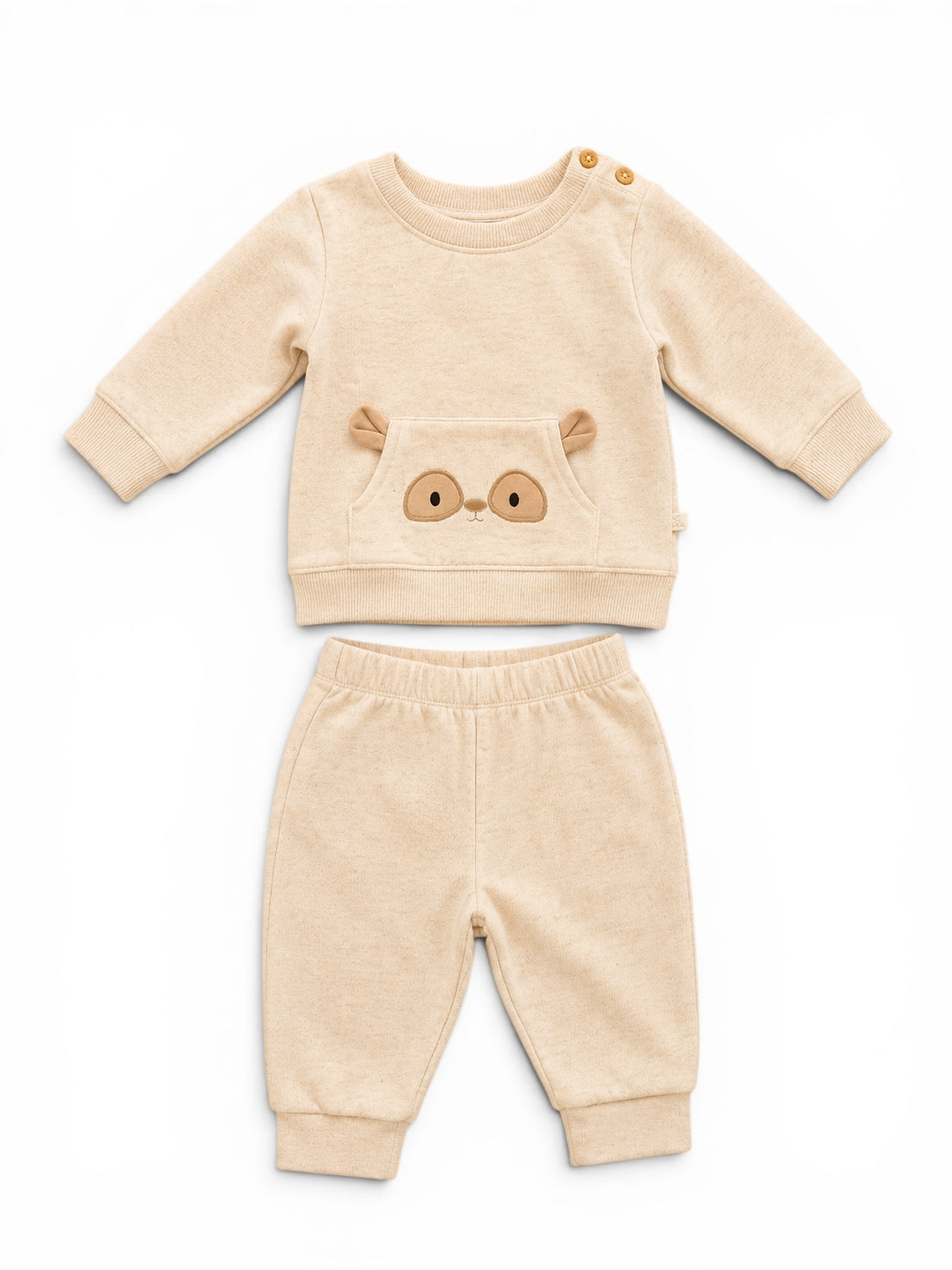 Babyclub Set Beige Bär