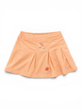 Rock Apricot Blumen-Stickerei