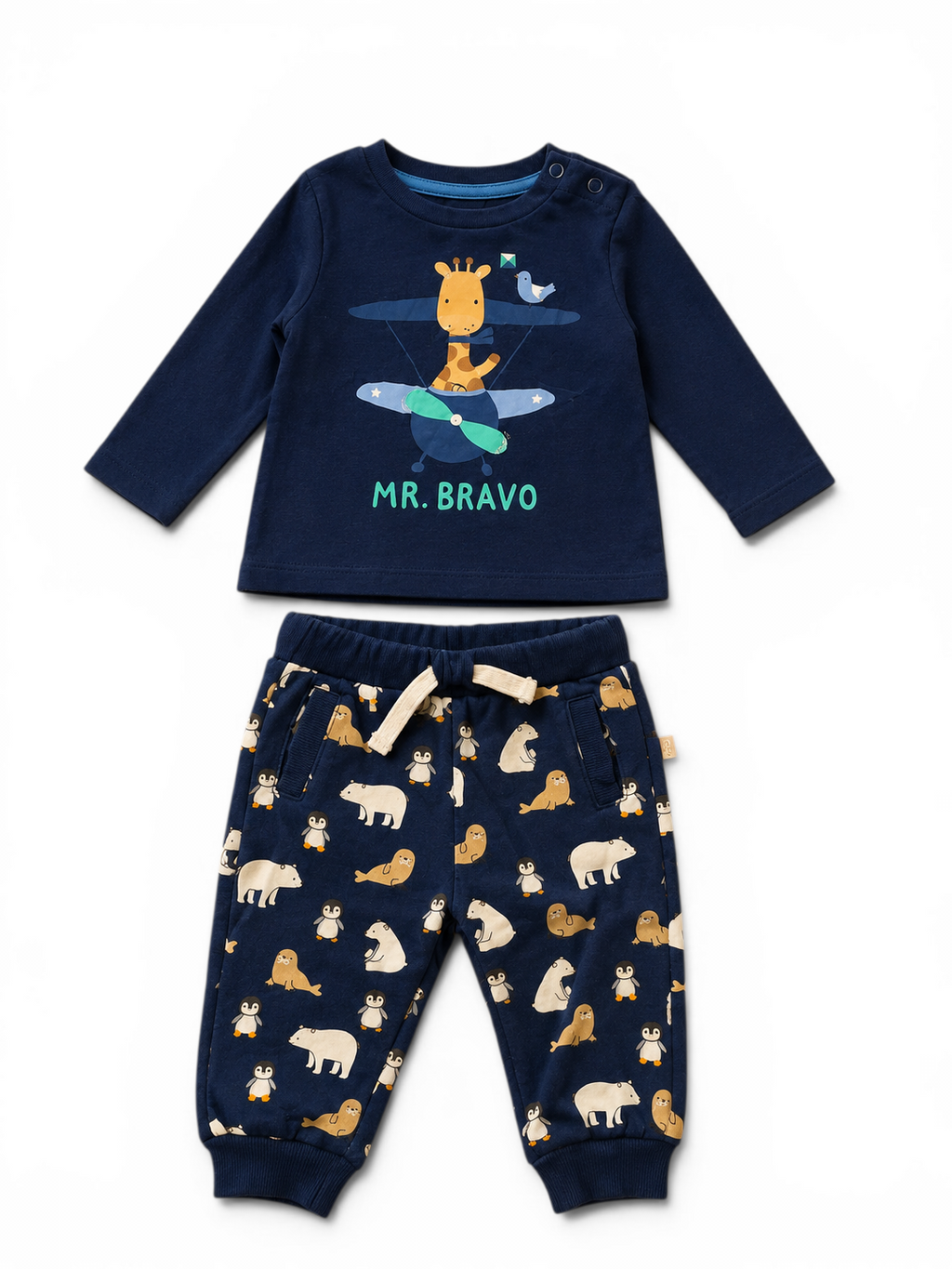 Baby-Set Mr. Bravo Langarmshirt & Jogginghose H&M