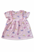 Zartes Kleid mit Schmetterlingsprint