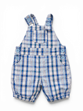Baby-Latzhose Karo Blau