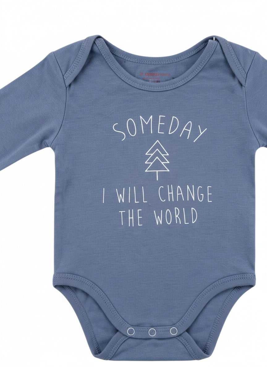 2er-Pack Body Langarm Blau Someday & Grau Tiere