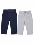 2er-Pack Chinohose Navy Grau H&M und Co