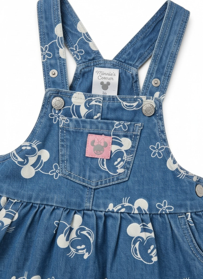 H&M Minnie Maus Jeans Trägerrock