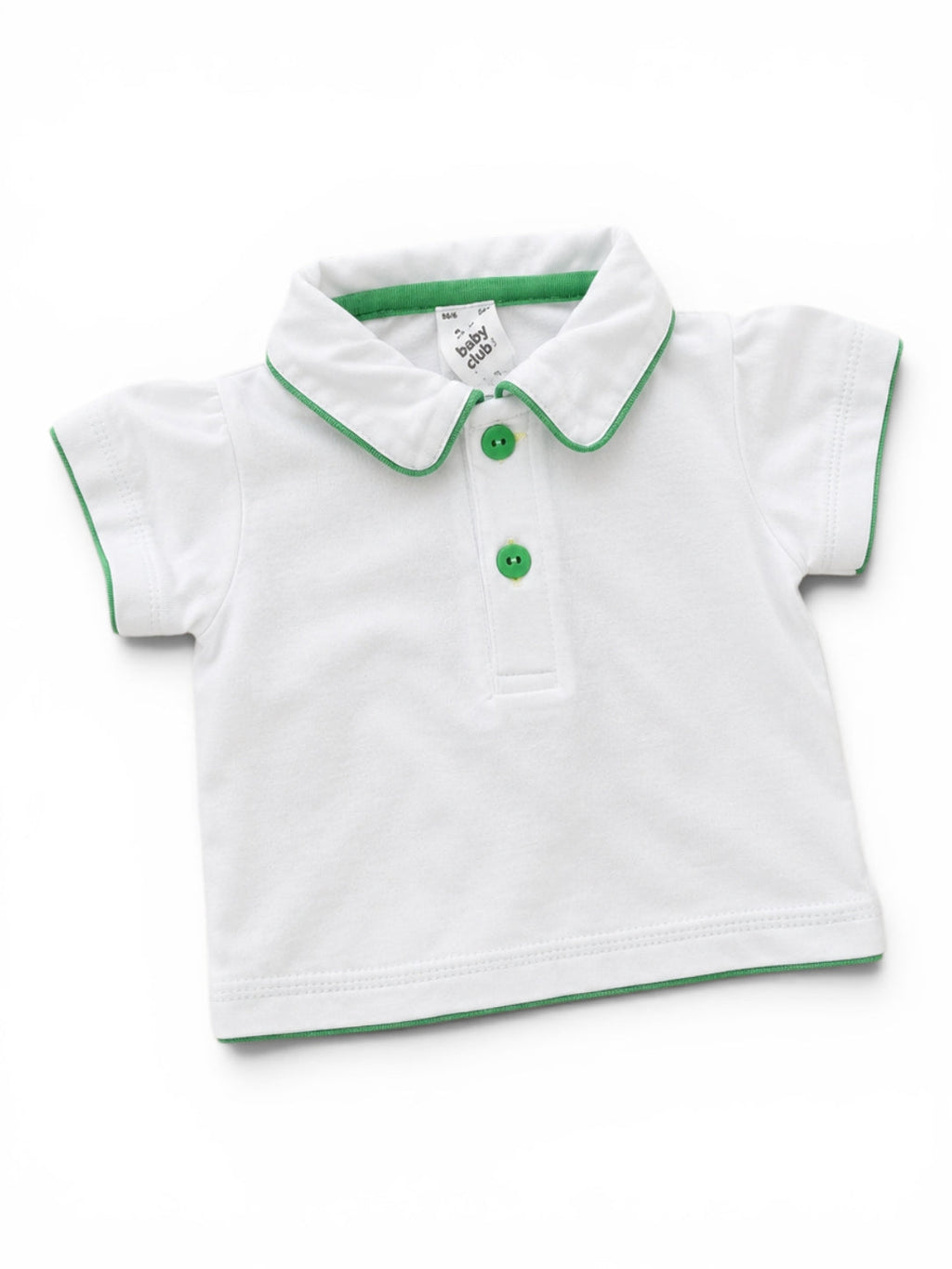 C&A Polo-Shirt Weiss Grün