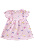 Zartes Kleid mit Schmetterlingsprint