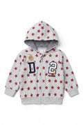 Zip-Hoodie Sterne-Allover