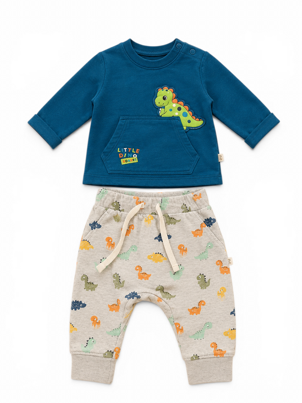 Baby-Set "Little Dino Roarrr" Sweatshirt & Jogginghose