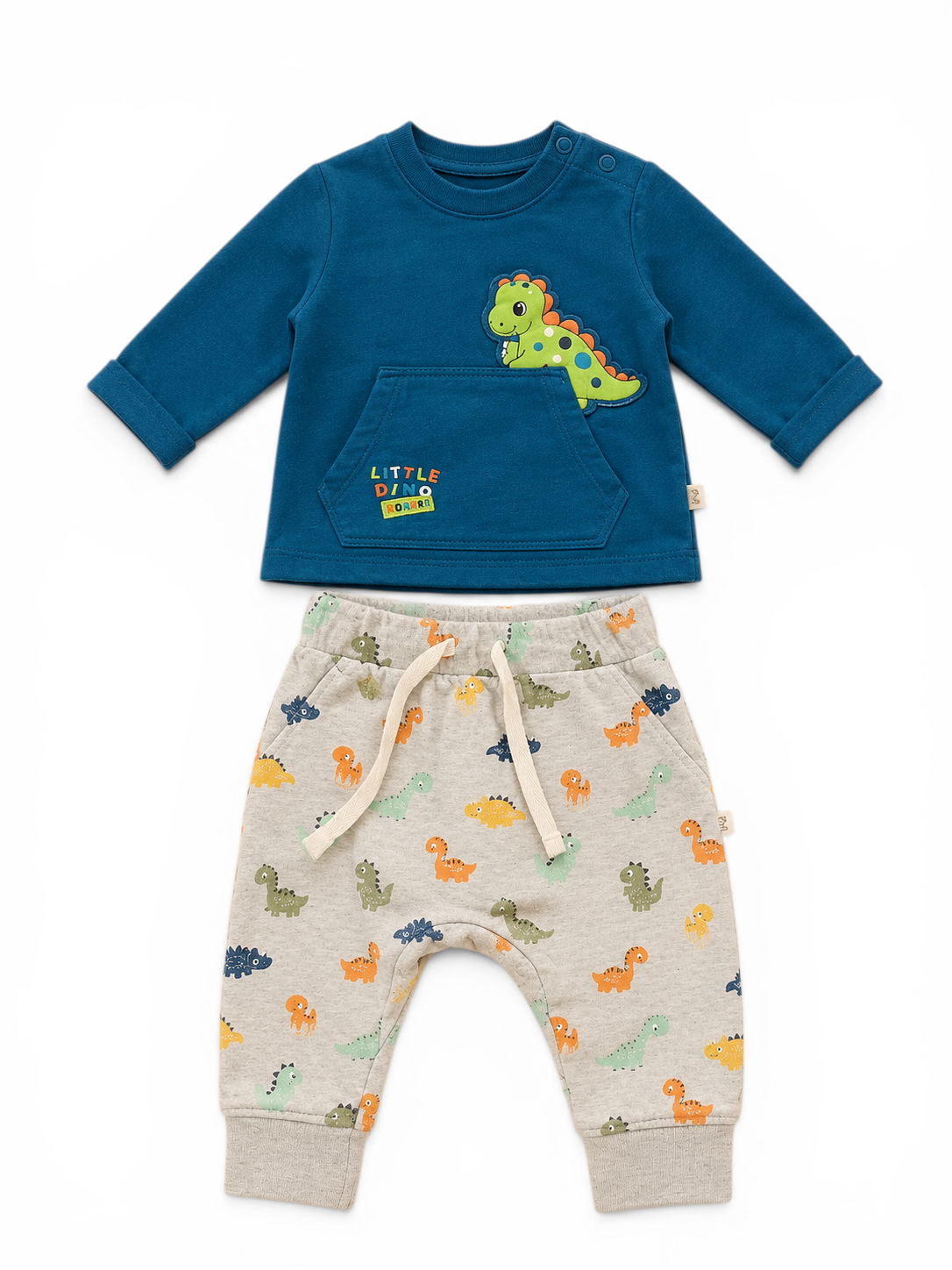 Baby-Set "Little Dino Roarrr" Sweatshirt & Jogginghose