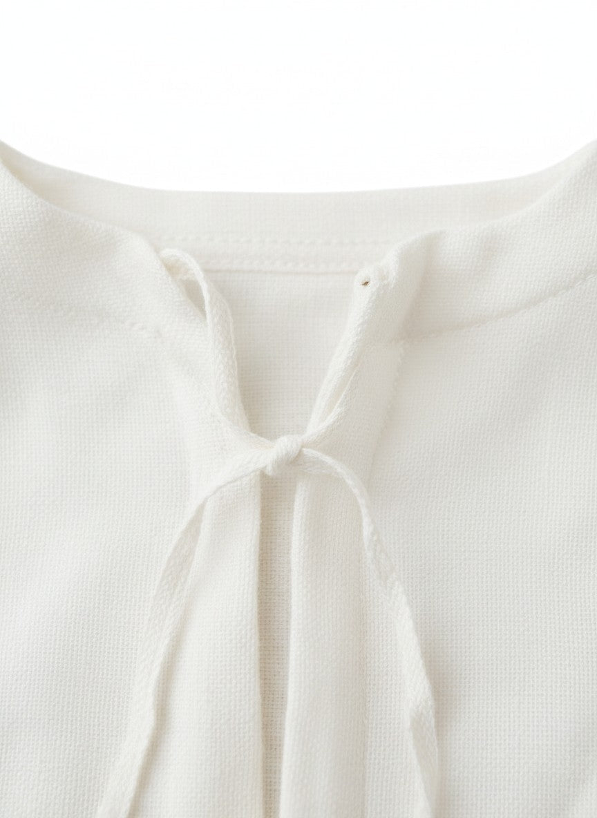 Jacke Creme mit Schleife Vintage