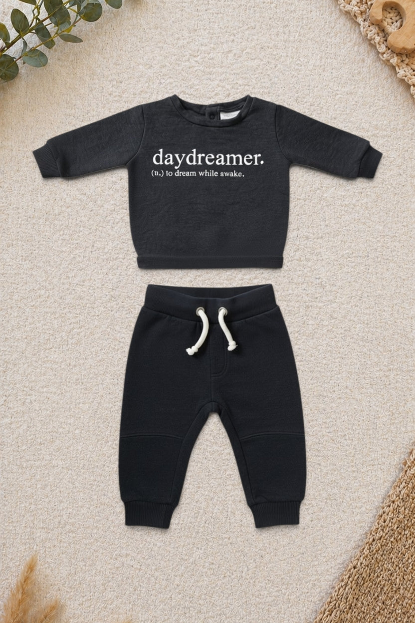 Dirkje & Next 2-teiliges Set Schwarz Daydreamer Sweatshirt & Jogginghose