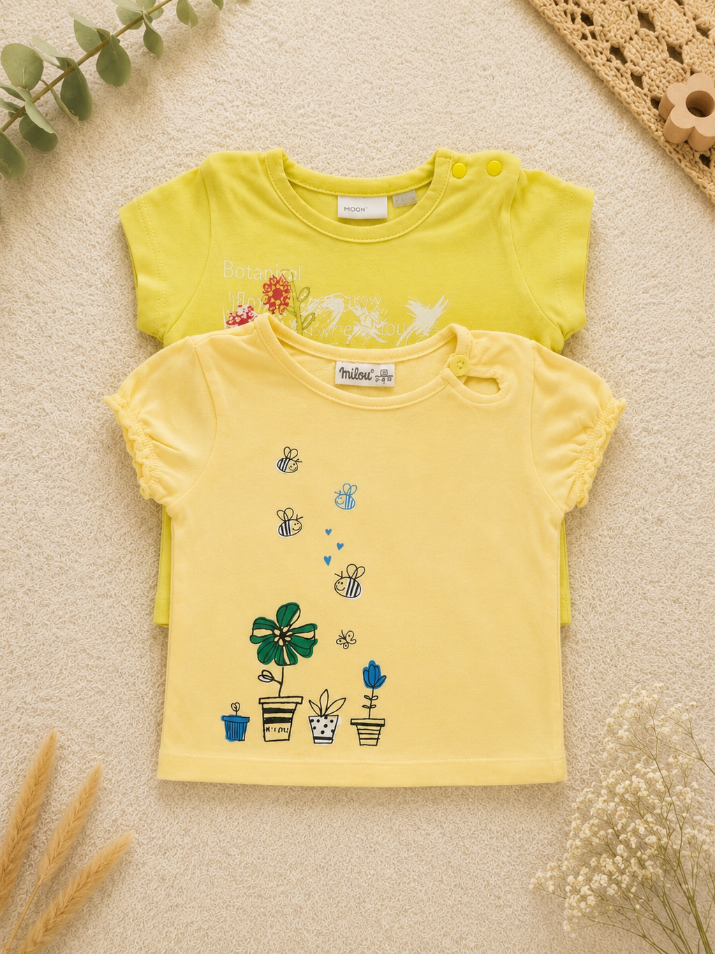 2er-Pack T-Shirt Gelb mexx/milou