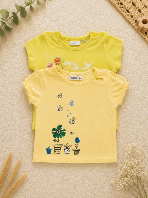 2er-Pack T-Shirt Gelb mexx/milou