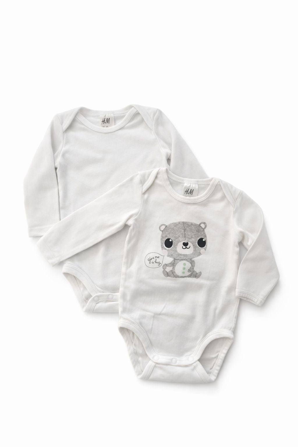 2er Set Baby Bodys H&M Bär