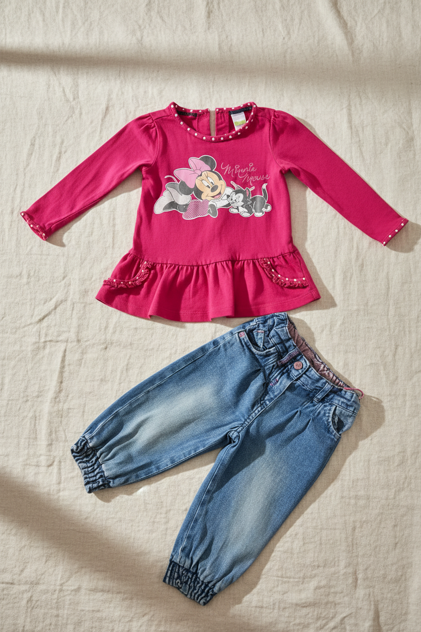 Ensemble Minnie Mouse (haut et jean)