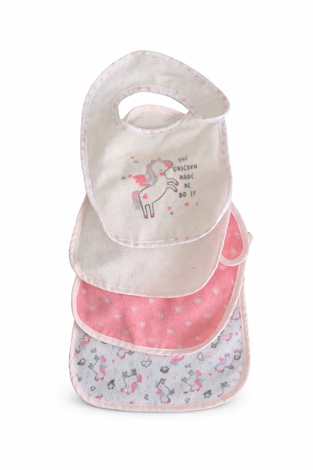 5er Set Baby-Lätzchen Einhorn