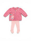 Set Pink Strickjacke Amazing Bär & Strumpfhose