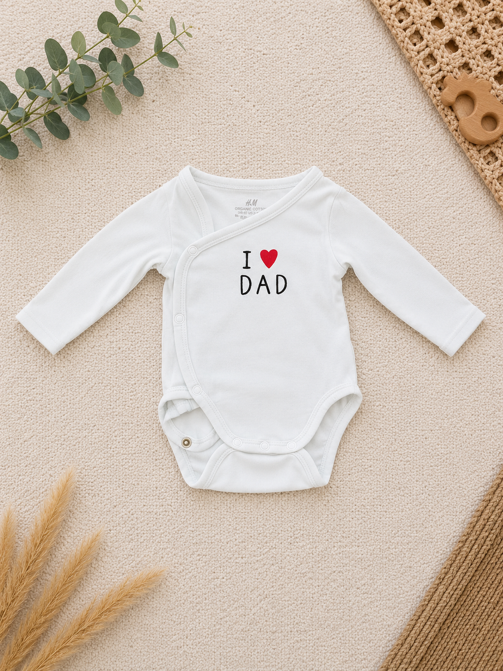 Baby Body "I love Dad" H&M