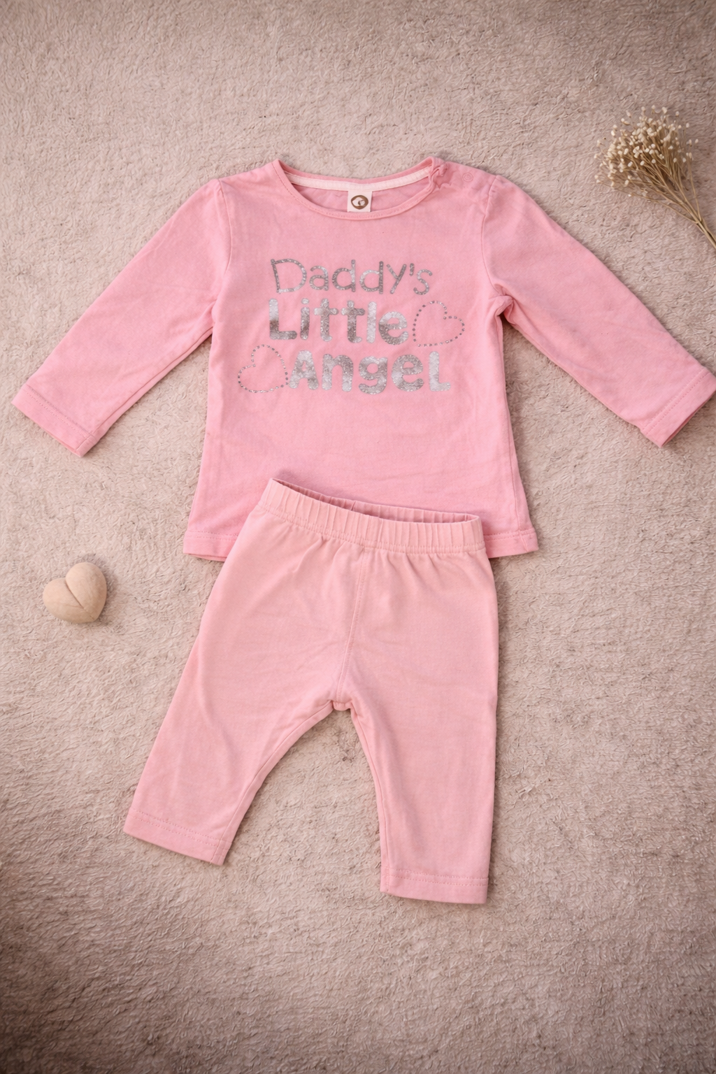 Pink pajama set