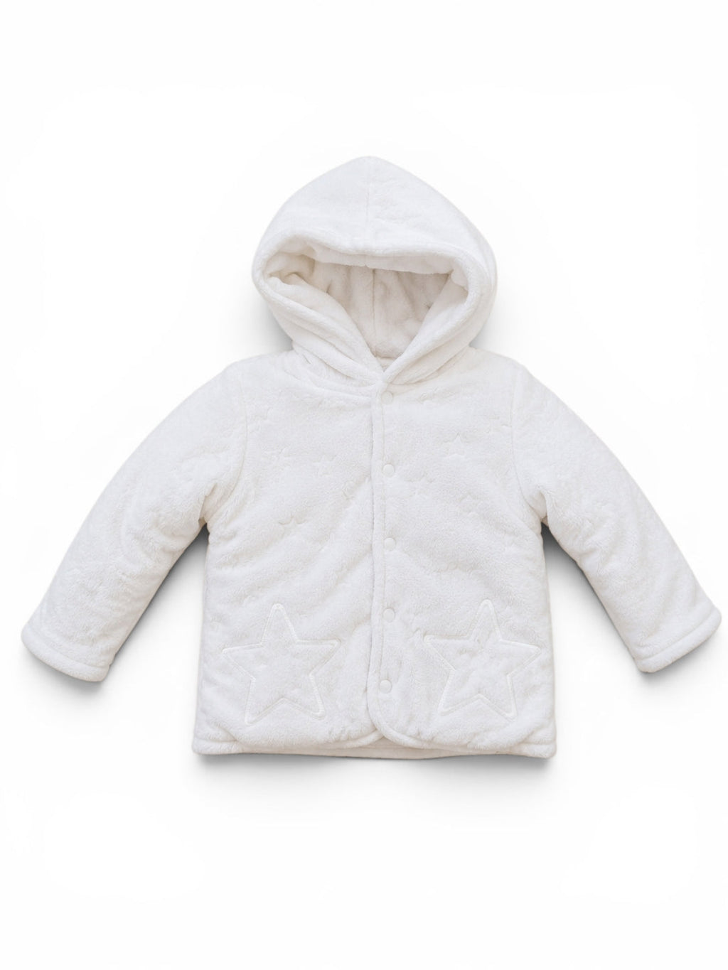 Baby-Fleecejacke Weiss