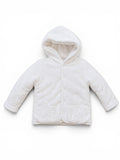 Baby-Fleecejacke Weiss