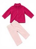 Fleece-Set Jacke & Esprit Hose Rosa