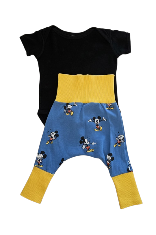 Ensemble bébé Mickey Mouse (2 pièces) 🖤💛