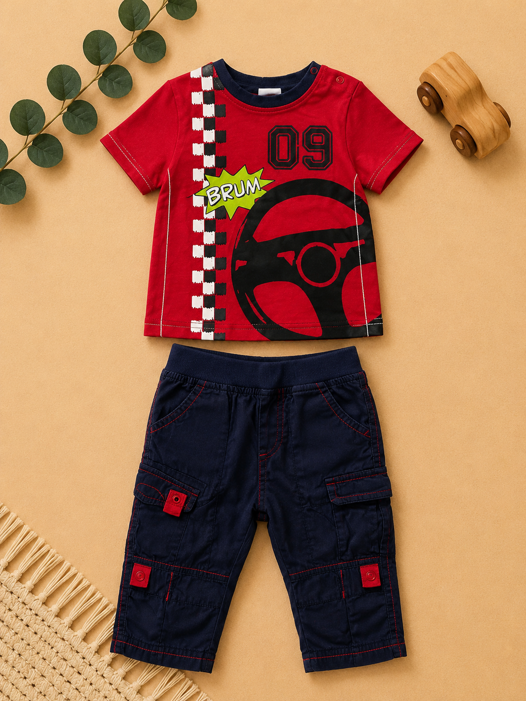 Baby-Set Brum 09 T-Shirt & Cargo-Shorts