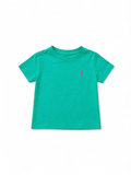 Baby T-Shirt – Grün mit Polo-Logo Ralph Lauren