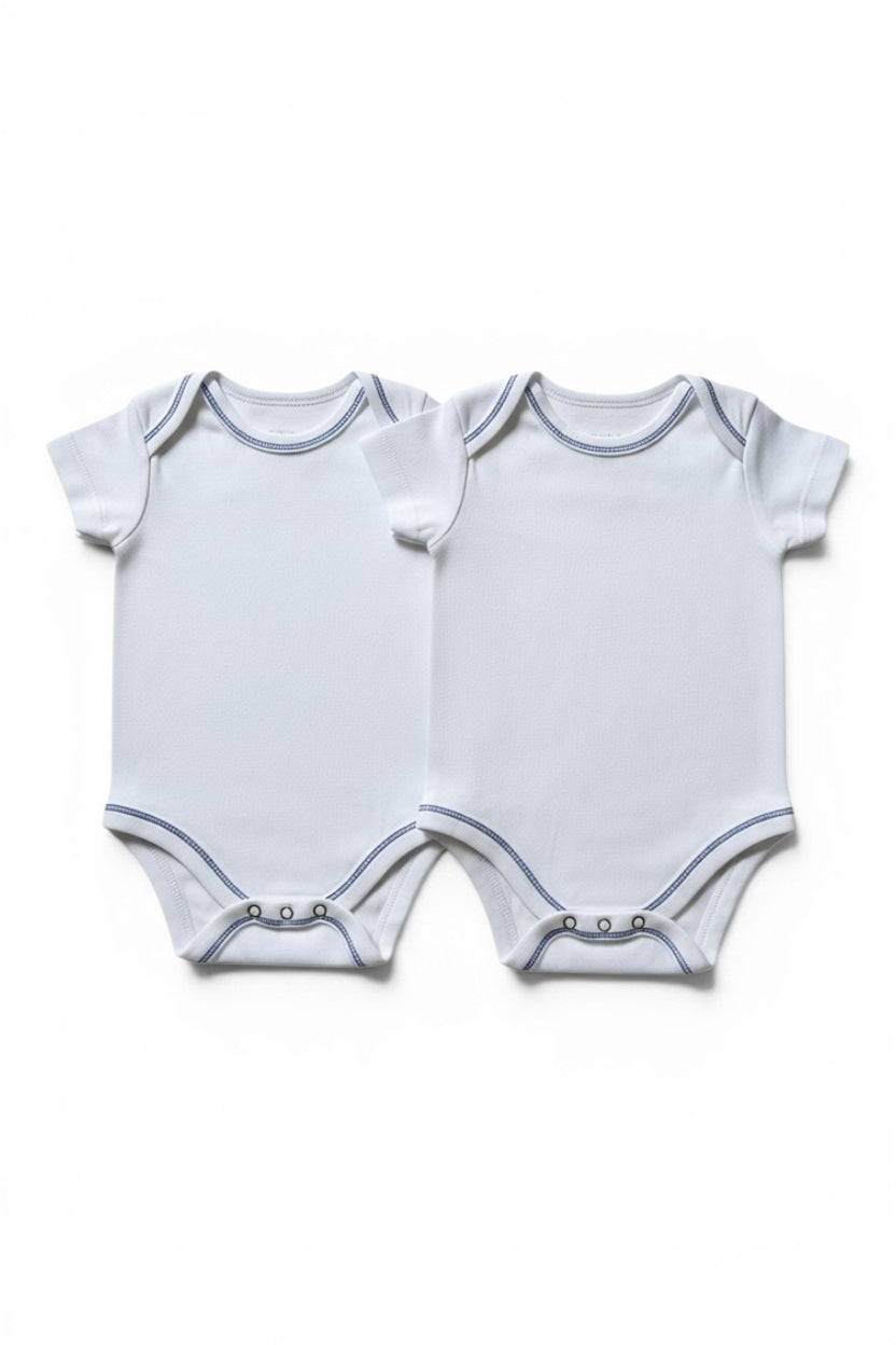 C&A Baby-Body Weiss Kurzarm 2er-Pack
