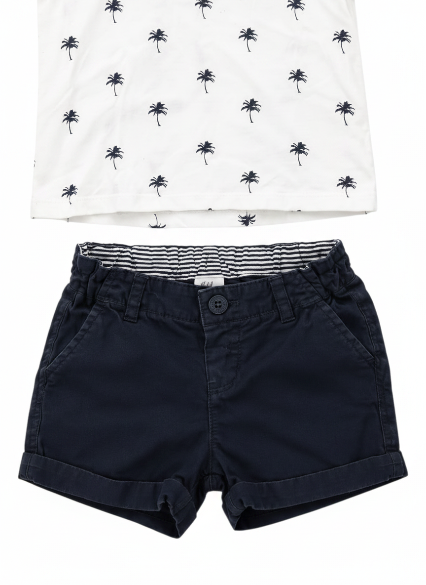 Sommer Set T-Shirt & Shorts H&M & Co