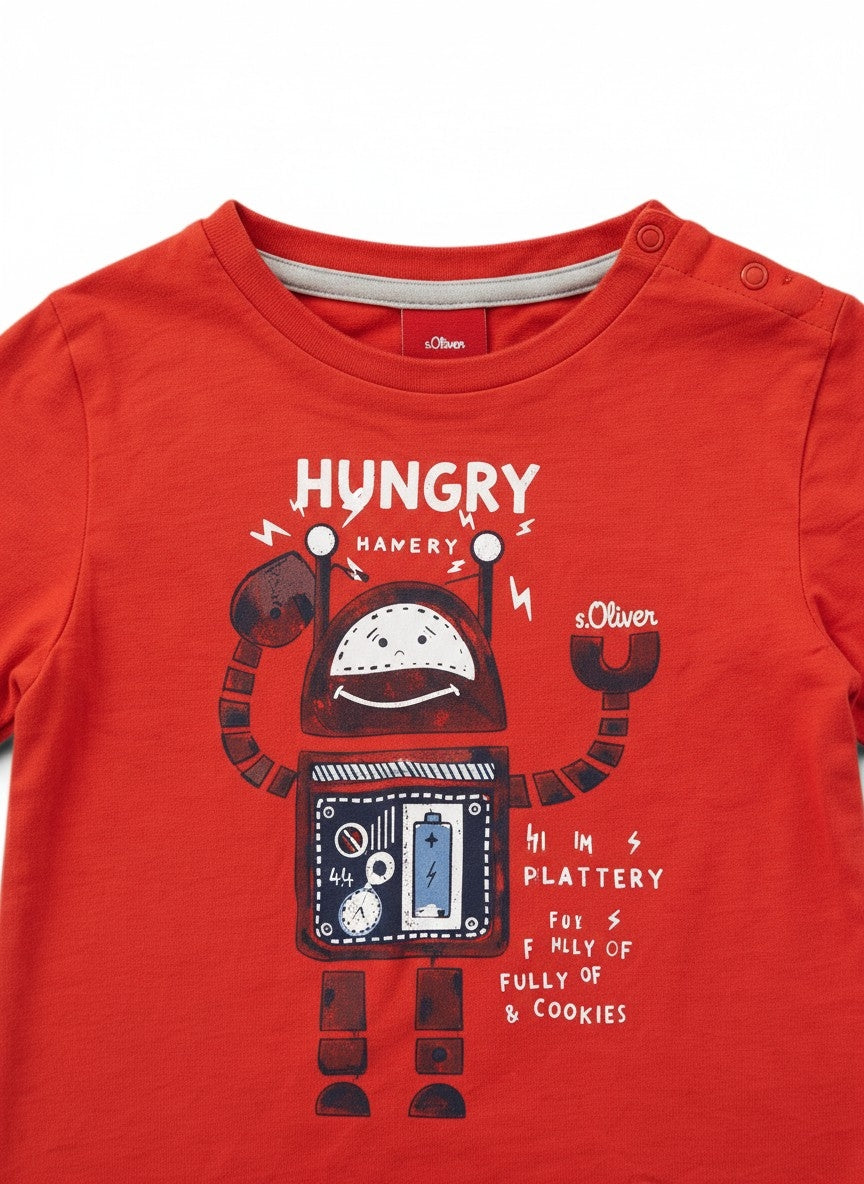 s.Oliver Set Shirt Roboter