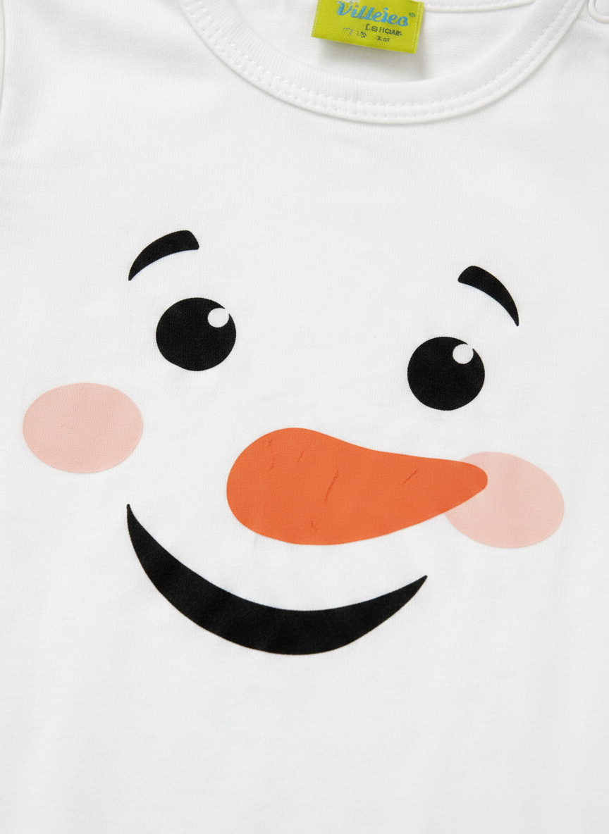 Strampler Schneemann