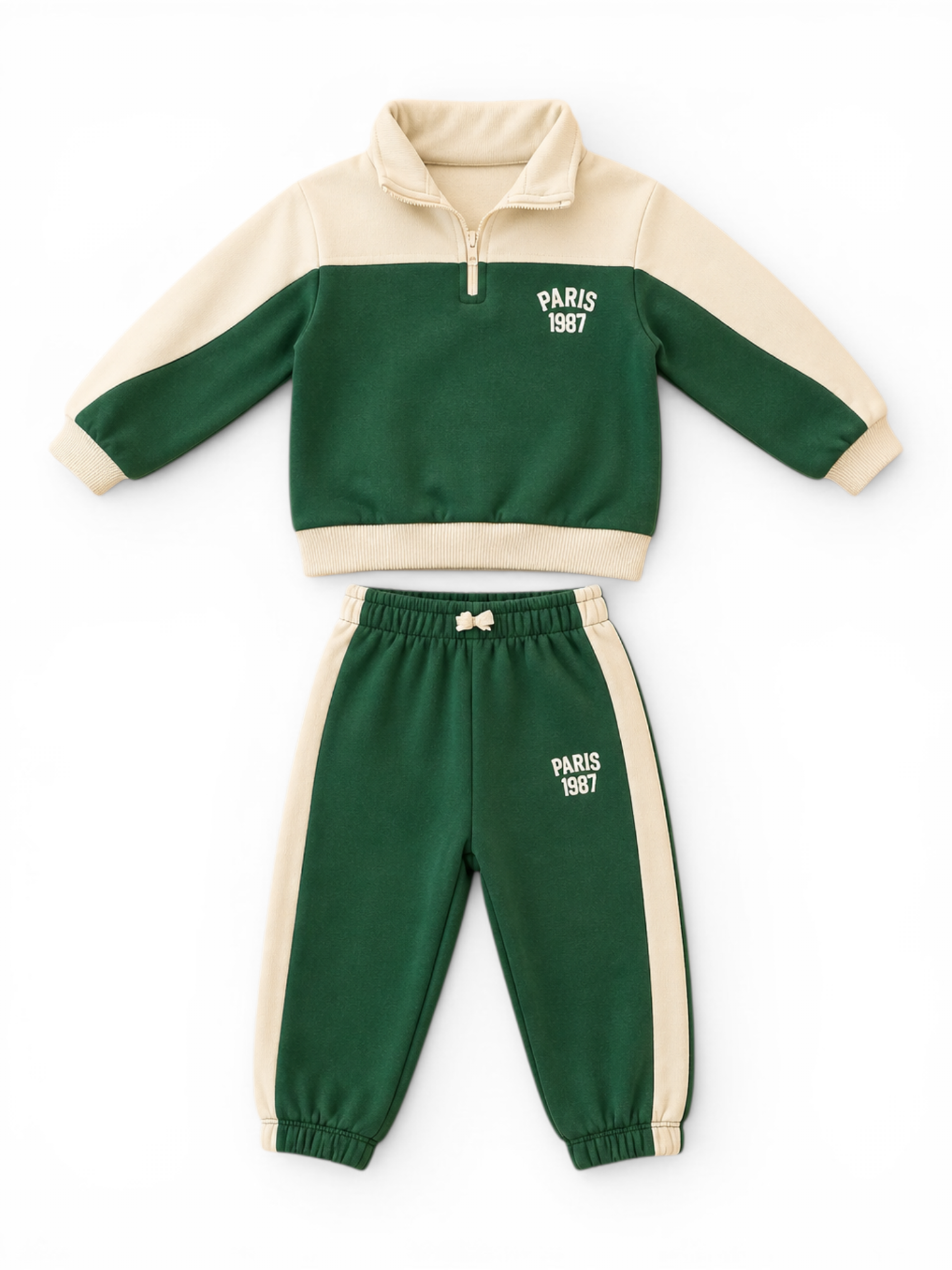 Baby-Set Paris 1987 Half-Zip Sweatshirt & Jogginghose Zara