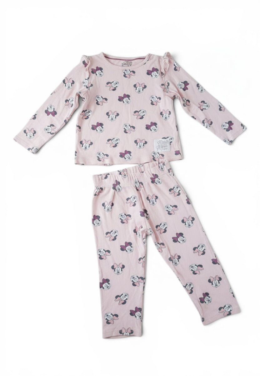 C&A Minnie Mouse Pyjama Set Rosa