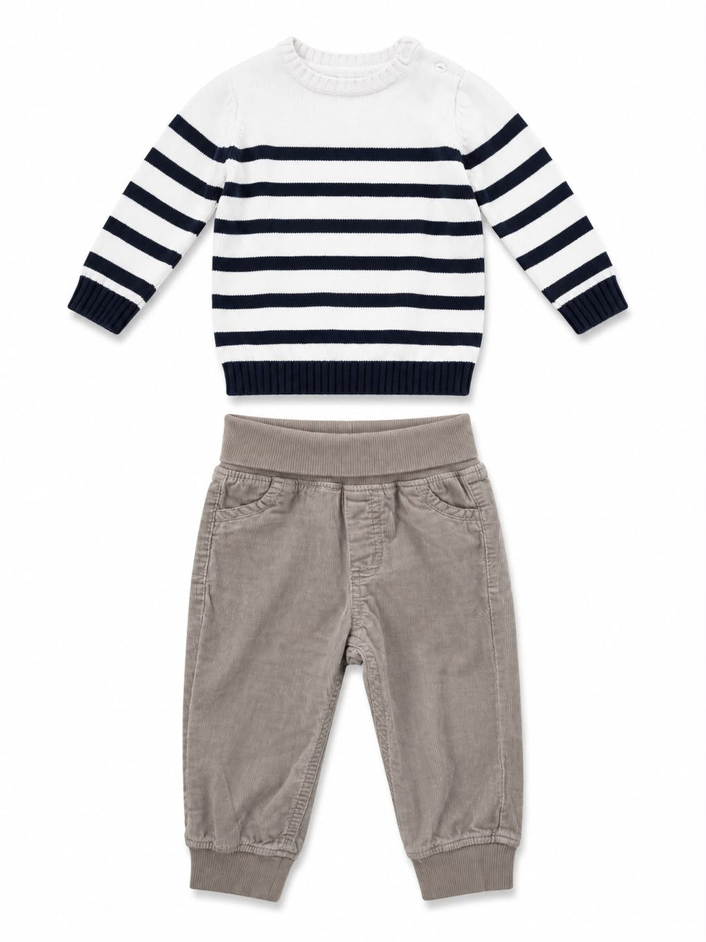 Set Strickpullover & Cord-Hose H&M & Co