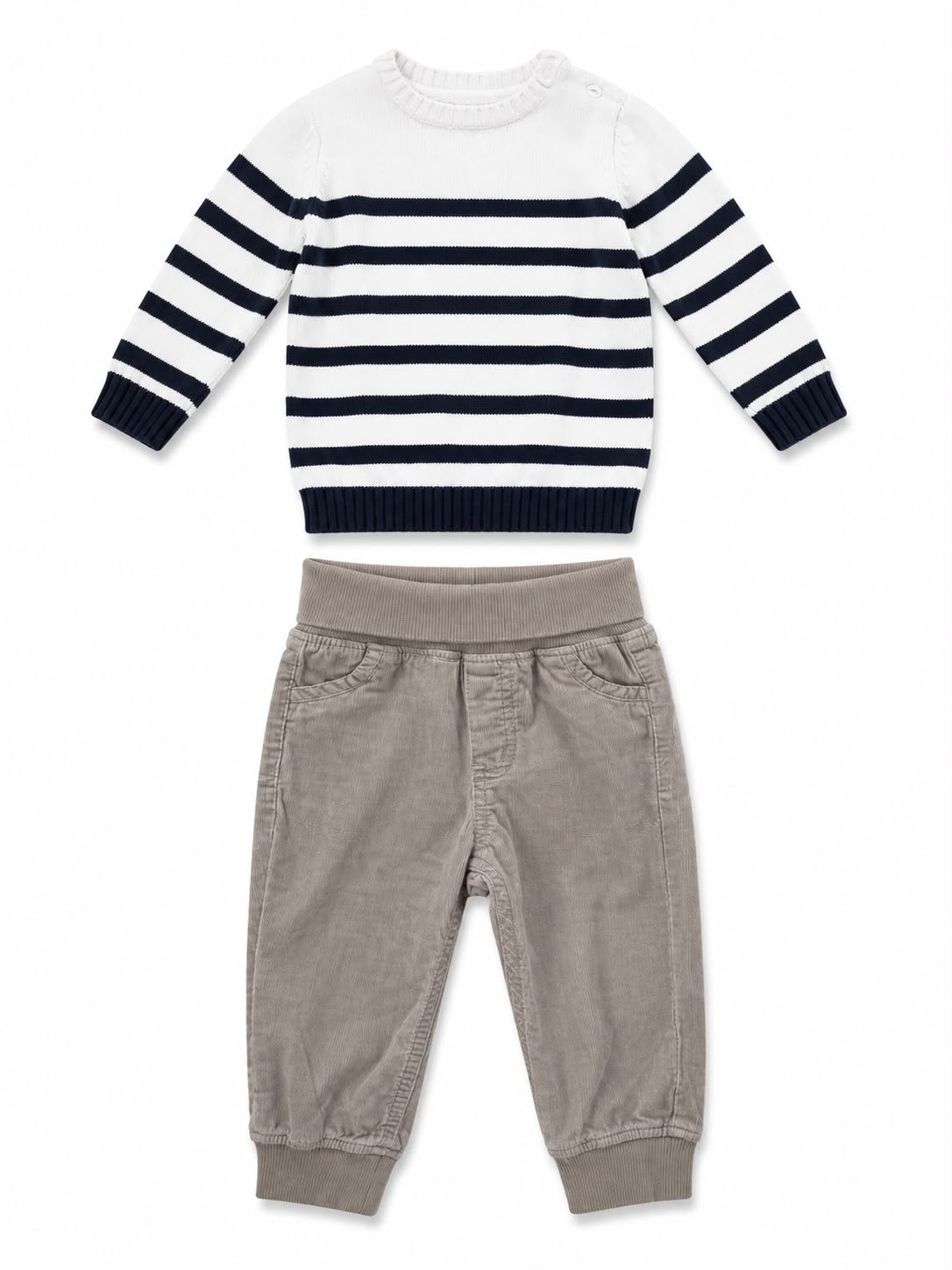 Set Strickpullover & Cord-Hose H&M & Co