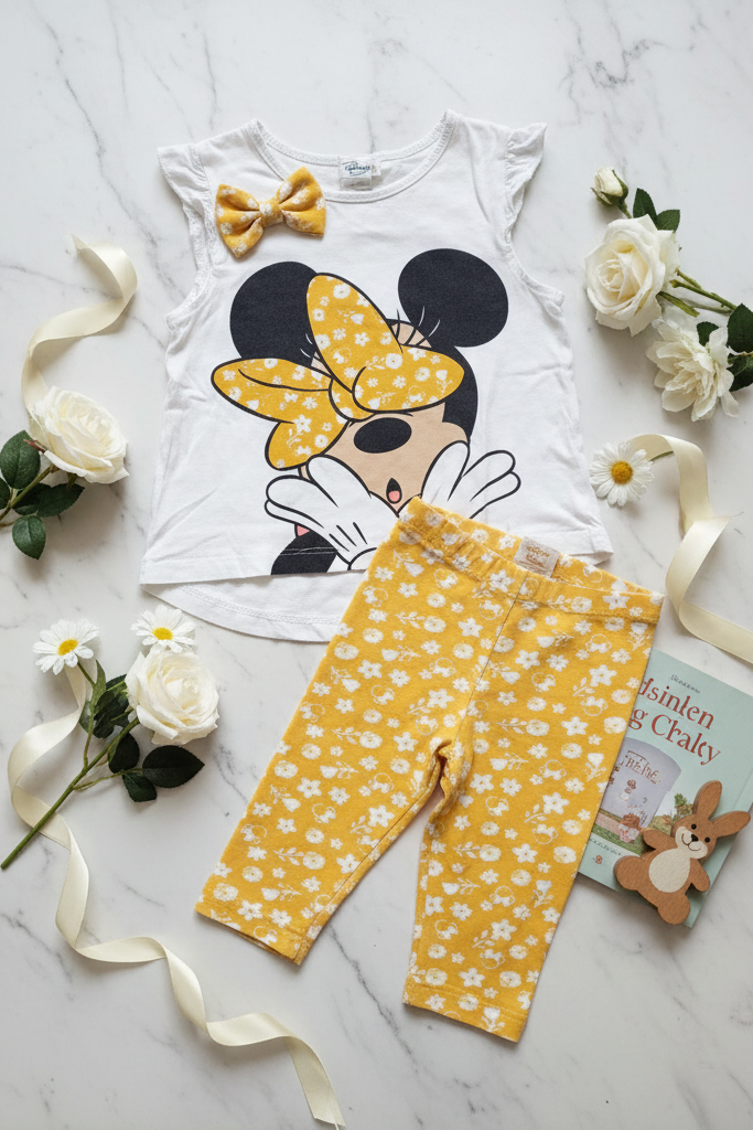 2-teiliges Sommer Set mit Minnie Mouse