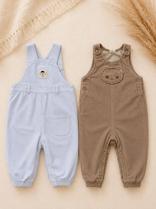 2er-Set Baby-Latzhosen Cord H&M