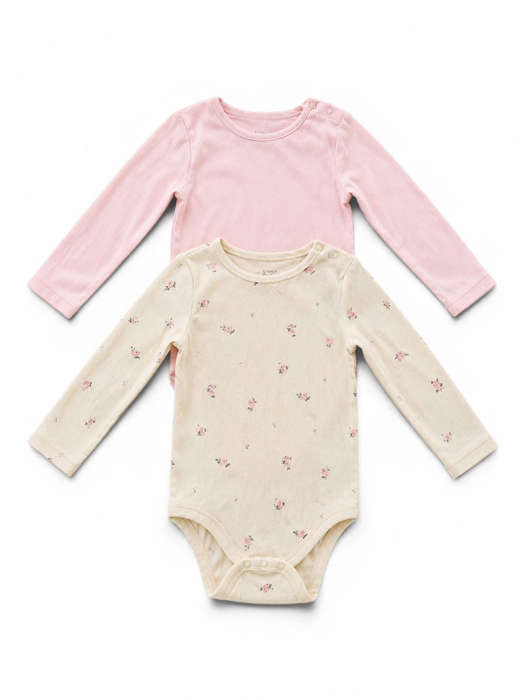 2er-Pack Body Langarm Blumen