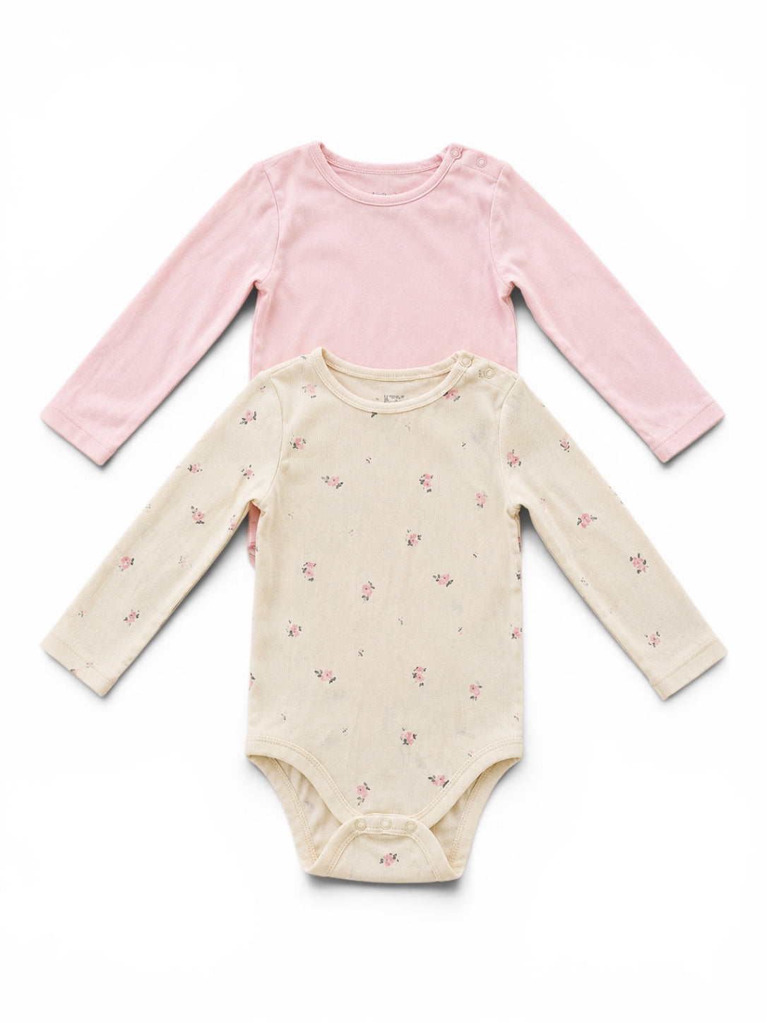 2er-Pack Body Langarm Blumen