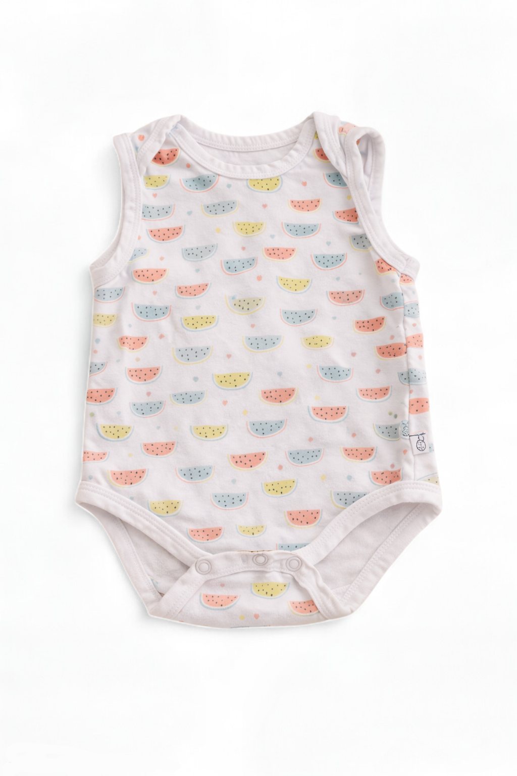 Ärmelloser Body mit Melonenprint Sommer coconette