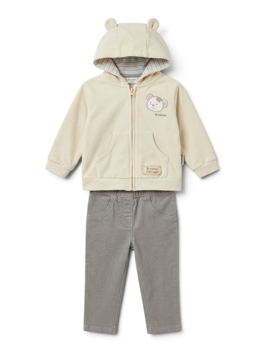 Set Jacke Beige und Hose