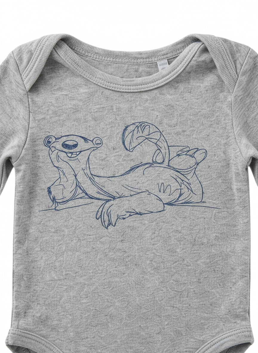 Ice Age Sid Body grau Detail