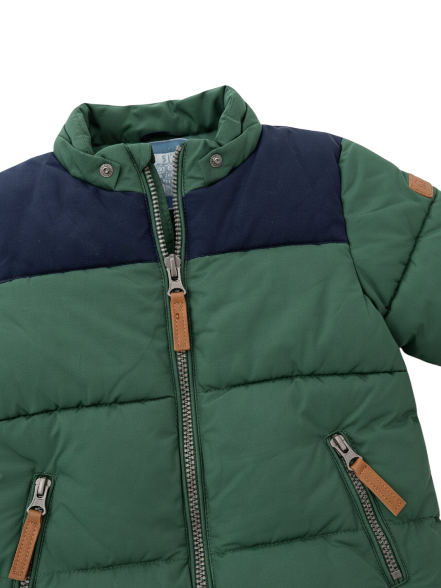 Winterjacke Grün Navy