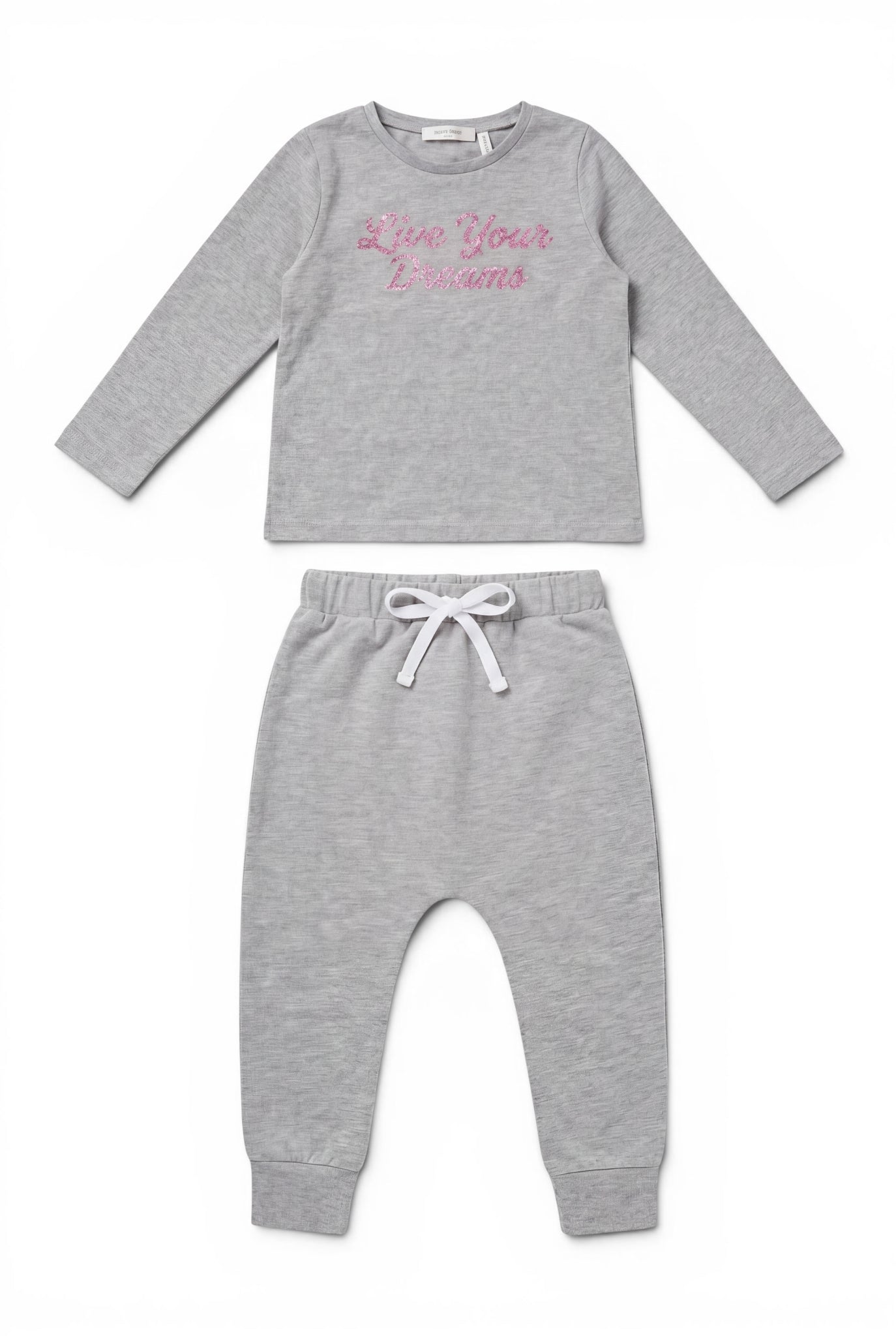 Graues Set "Live Your Dreams"