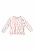Long-sleeved shirt with hearts
