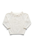 Strickpullover Creme French Vintage